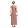 thumbnail image 3 of iiniim Women's Glittery Rhinestone Lyrical Dance Costume Sleeveless Split Maxi Dress Modern Dancewear Dusty Pink L, 3 of 7