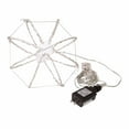 thumbnail image 5 of Kurt S. Adler 8 in. RGB Superbright LED Clear Wire Foldable Metal Sphere, 5 of 9
