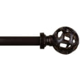 thumbnail image 3 of Urbanest Adjustable Single Curtain Rod Set Viking Ball Finials – 1 - Inch Diameter, With Renaissance Gold Rod, 84–120 Inches, 3 of 4