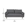 thumbnail image 6 of Flash Furniture Hudson Living Room Sofa, Dark Gray Fabric, 6 of 12
