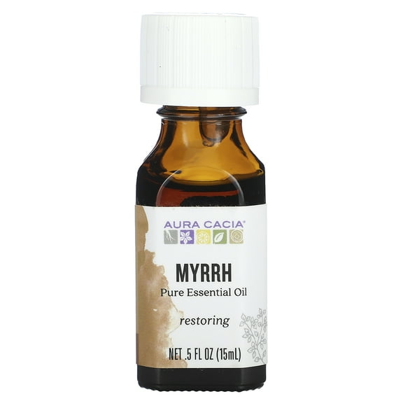 Aura Cacia Pure Essential Oil, Myrrh, 0.5 Fl Oz