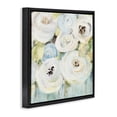 thumbnail image 4 of Stupell Industries White Swirling Roses Botanical & Floral Painting Black Floater Framed Art Print Wall Art, 25 x 25, 4 of 10