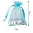 thumbnail image 2 of BalsaCircle 10 Pieces 5" x 7" Organza Favor Bags Party Favors Jewelry Pouch Candy Gift, 2 of 4