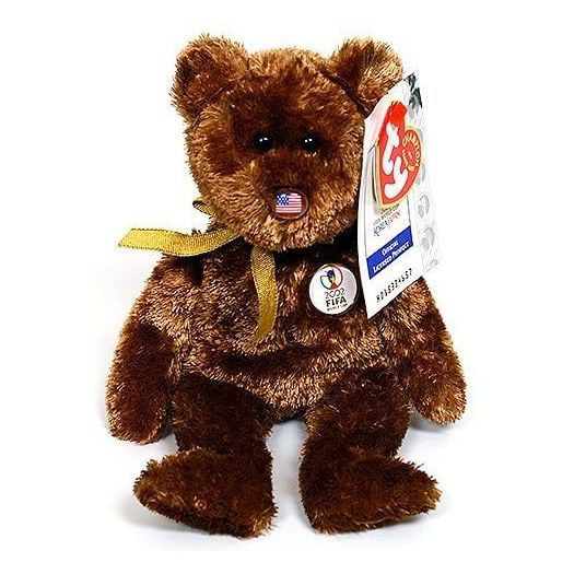Ty Beanie Baby Champion Bear 2002 FIFA Word Cup for sale online 