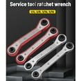 Milue 4 Size Refrigeration Ratchet Service Wrench Universal Repair Hand