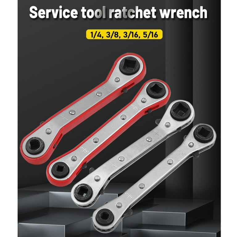 Refrigeration Ratchet Wrench Conditioning Service Wrench 4