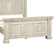thumbnail image 4 of Liberty Furniture Industies, INC Big Valley Queen Panel Bed in Whitestone w/ Heavy Distressing, 4 of 6