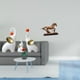 thumbnail image 2 of Esculturas de elefantes Figura de caballo en miniatura Estatua de resina Adorno de cerámica Artesanías de animales coleccionables con diseño creativo, 2 of 8