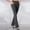 Dark Gray*, variant on OSOLU Women's Pants Solid Color Button Down Knit Flared Trousers High Waist Slim Fit Bootcut Slacks Stretchy Comfortable Everyday Wear Soft Fabric Elegant Chic Trousers