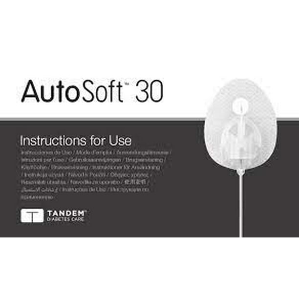 Tandem autosoft 30 xc 6mm infusion set