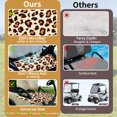 thumbnail image 4 of HNYG Golf Cart Seat Covers, EZGO Seat Cover, Universal Golf Cart Seat Blanket, Waterproof Travel Sports Golf Seat Covers for 2-Person Seats Club Car, Golf Cart Accessories, 51" x 29", Leopard, 4 of 7