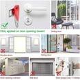 thumbnail image 5 of Durable Convenient Detachable Anti-rust Portable Door Lock (Red) (1pcs), 5 of 5