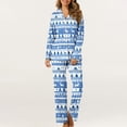 thumbnail image 4 of Iyufng Christmas Pajamas for Women Set,Womens Pajama Sets,Christmas Pjs Sets for Women with Pockets 2 Piece Long Sleeve Printed Home Wear,Womens Plus Loungewear, 4 of 8
