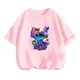 thumbnail image 5 of Linda camiseta con estampado de Stitch para niñas, camiseta de dibujos animados de Disney para niños, camisetas casuales de verano de manga corta para niños, camiseta deportiva para niño, traje de cam, 5 of 5