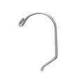 thumbnail image 5 of NAHANCO #2600RCLH 14"Black Heavy Weight Plastic Skirt/Pant Hangers With Long Hook and Chrome Clips (Pack of 100), 5 of 7