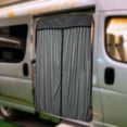 thumbnail image 3 of Hyasfey Campervan Screen Net Breathable Heavy Duty Fastener Tape Center Zipper Privacy Protection Sun Blocking Universal Outdoor Camping RV Van Blackout Curtain, 3 of 7