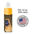 thumbnail image 4 of Mastiff Candy Corn Halloween Portrait Ultra Hugger for slim cans, 4 of 6