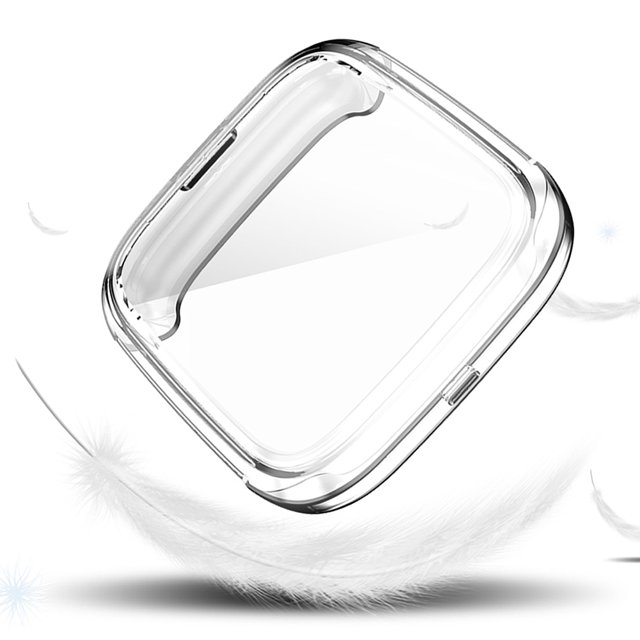 Funda de cubierta completa de pantalla de TPU galvanizada para Fitbit Versa 2/Fitbit Versa 2 SE Tmvgtek Para estrenar
