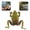 D, variant on Topwater Frog Lure with Double Hooks Realistic Toad Frog Baits for Bass Snakehead Freshwater Saltwater Fishing