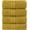 Gold, variant on Elegant Comfort 4-Pack Hand Towels Set - Three Line Popcorn Design, Hotel Quality, 16 x 28 Inches, 100% Turkish Cotton, Soft, Quick-Drying, Highly Absorbent - Amber Gold