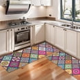 thumbnail image 3 of Kitchen Rugs Sets Of 2,Multicolor Ethnic Mandala Pattern Anti Fatigue Kitchen Mat Rugs Non Slip Washable,Decorative Kitchen Floor Mats for Kitchen,Sink,Laundry,17"X47", 3 of 5