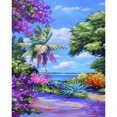 thumbnail image 1 of Wdftyju 5D Full Round Drill Rhinestone DIY Purple Plants Diamond Painting Poster Decor Wdftyju 4la6zu3bm2jb9jh2, 1 of 9