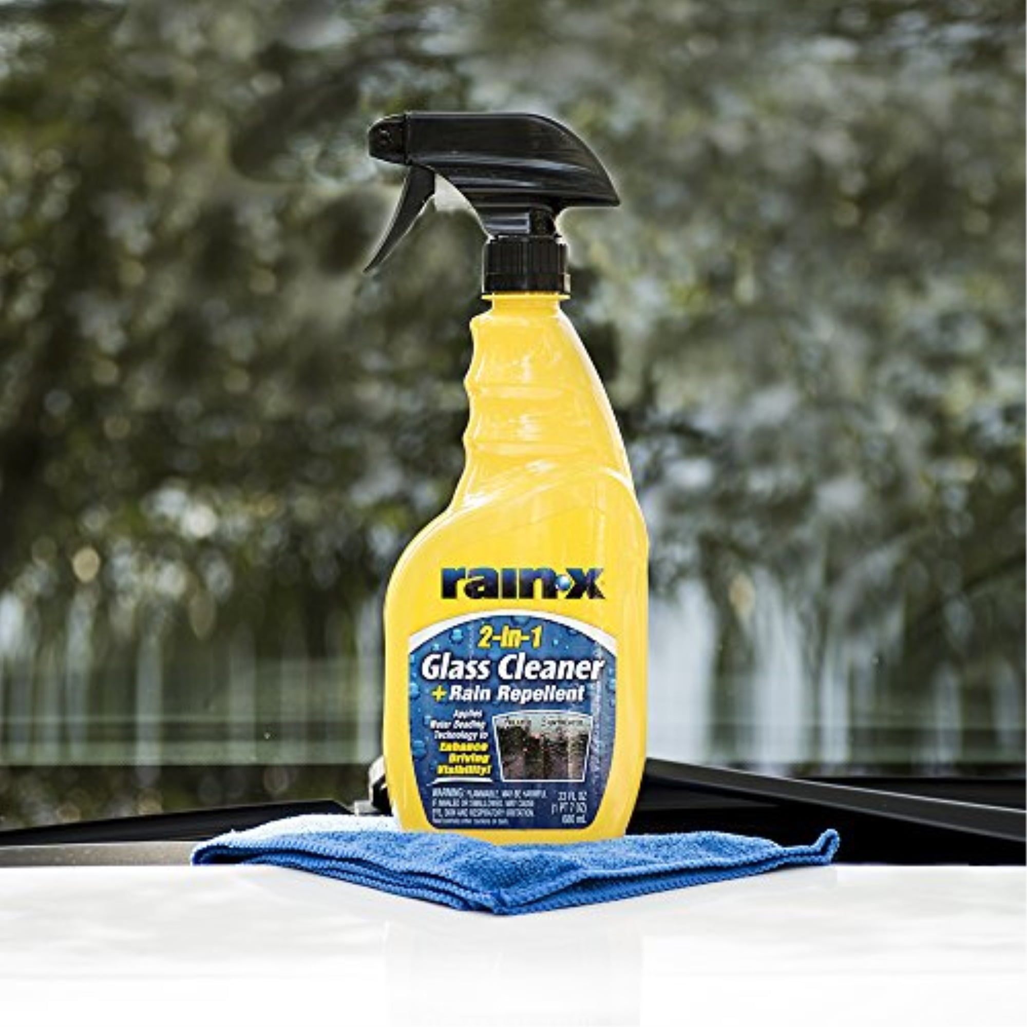  Rain-X 630018 Auto Glass Cleaner, 23 oz. - Cleans Car Windows,  Windshields and Other Auto Glass Surfaces for a Clean, Streak-Free Finish :  Everything Else