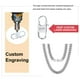 thumbnail image 3 of Collar ChainsPro Hip Hop para hombre, acero inoxidable, 14 mm, 71 cm, 3 of 7