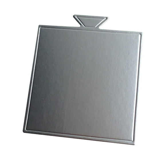 1dingdeals 600 Silver Square Cake Slice Board 2.8 Inch x 2.8 Inch