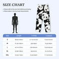 thumbnail image 4 of Lsque Seamless Pattern Cute Panda Print Men's Pajama Pants, Lounge Pant - Comfortable Home Wear,Elastic Waistband, Stylish Design-Small, 4 of 9