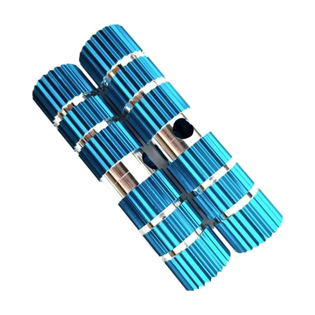 Transemion 2pieces Durable Bike Pegs High Strength Aluminum Alloy Bikes Peg Board Accessory Blue