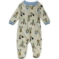 thumbnail image 3 of Disney Baby Boys' Mickey Mouse 2 Pack Footed Coverall Set, Sizes 0-9M, 3 of 6