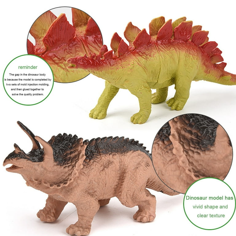 12pcs Large sized Dinosaur Set Playset Animal Action Figures Toys For Kid  Gift 