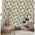 thumbnail image 2 of Hares between Leaves Wallpaper Peel-and-Stick - 25"W x 225"H, 2 of 3