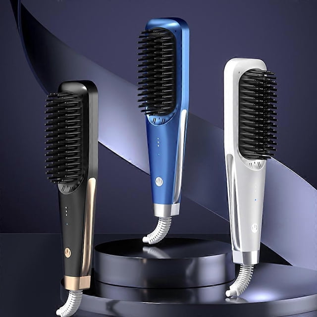 Portable Hair Straightening Comb Lightweight Durable Hair Flat Iron for Hairdressing