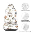 thumbnail image 4 of Wukai Snake Full Set Car Seat Covers with Soft Padding Universal Auto Front Seats Protector and Cushion Mat, 4 of 5