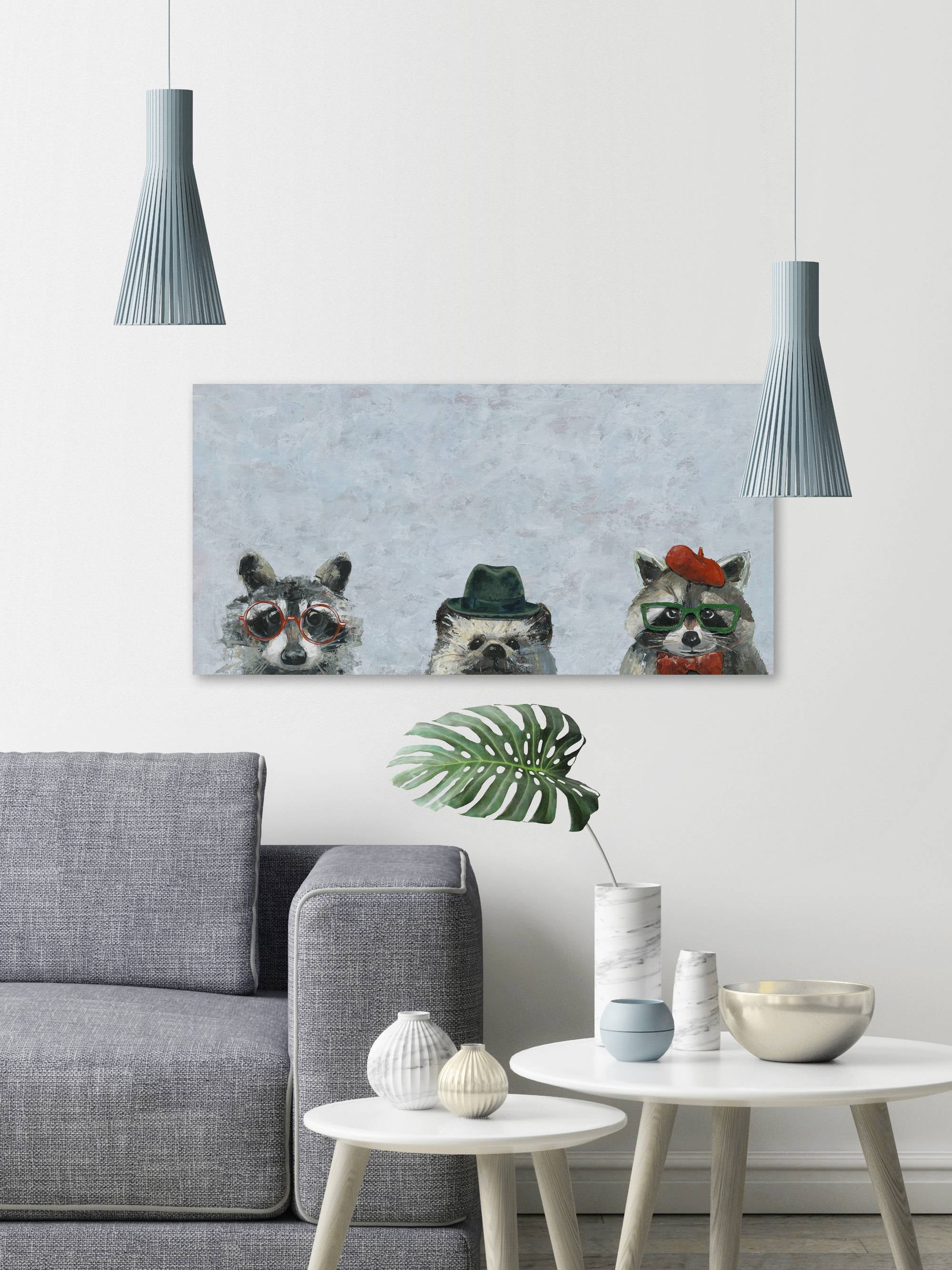 The Artists Painting Print on Wrapped Canvas