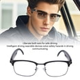 thumbnail image 4 of Wireless  Glasses, Smart Glasses Touch Control  for Men for Calling, 4 of 7