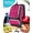 Pink, variant on Voylla Baseball Bag, Softball Bag for Baseballgear & T-Ball Bat, Baseball Backpack with Shoes Compartment for Men/Women