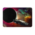 thumbnail image 7 of DouZhe Doormat Non-Slip Washable Floor Mat, Indoor Area Rug Universe Spaceship Space Travel Pattern Carpet, 24x16 inches, 7 of 7
