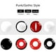thumbnail image 3 of UYAAI lentes de contacto de colores para Halloween, lentillas multicolores para Cosplay de Anime, blancas, negras y rojas, 2 unidades, 3 of 4