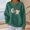 Blackish Green, variant on Red gap hoodie women Women's Casual Long Sleeve Crewneck Sweatshirt Soft Comfy Loose Fit Pullover Top For Everyday Wear Blackheated sweatshirt