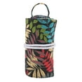 thumbnail image 2 of Organizer Storage Roll Practical Household Floral Sturdy for Knitting Set Crochet Hooks Set Organizer Knitting Storage Bag Leaf A, 2 of 9
