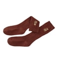 thumbnail image 3 of Medias lindas para niñas Medias largas hasta la rodilla con patrón de oso para niños para otoño e invierno en color caramelo L 18‑21 cm para niños de 5 a 8 años, 3 of 5