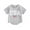 Grey, variant on KAUOD Boys USA Letter Print Romper Baby Boys Girls 4th of July Outfits American Flag Clothes Short Sleeve Cotton Bodysuit