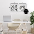 thumbnail image 3 of Stupell Industries Gamer Words with Modern Pixels 2 Piece White Framed Giclee Art Set, design by Kim Allen, 3 of 8