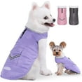 thumbnail image 6 of Winter Jacket for  Dogs, Easy  3XL  Snow Coat Velcro  Pet Puffer Clothes with Harness Hole Adjustable Reflective Quilted Pet Cold Weather Vest for Girl Female, 6 of 6
