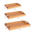thumbnail image 7 of Wulawindy Tray With Handles, Three Piece Suit, Wood Color, 7 of 7
