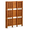 thumbnail image 4 of 3-Shelf Folding Stackable Bookcase 27.5" Wide - Chestnut, 4 of 4