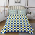 thumbnail image 1 of Erosebridal Buffalo Plaid Coverlet Set King,Geometric Grid Bedding Set,Checkered Decoration,Ultra Soft,3-Piece, 1 of 5